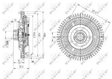 WILMINK GROUP wg1720969 -  Сцепление, вентилятор радиатора